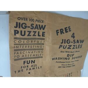 Vintage White Rose Tea Sunshine Sugar Biscuit Dif Washing Powder Puzzles READ